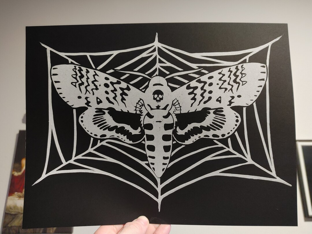 Death, Captured 9 X 12 Linocut Print - Etsy