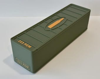 Pellet Ammo Case, Shooting Ammunition Storage Box Holder Air Rifle Pistol