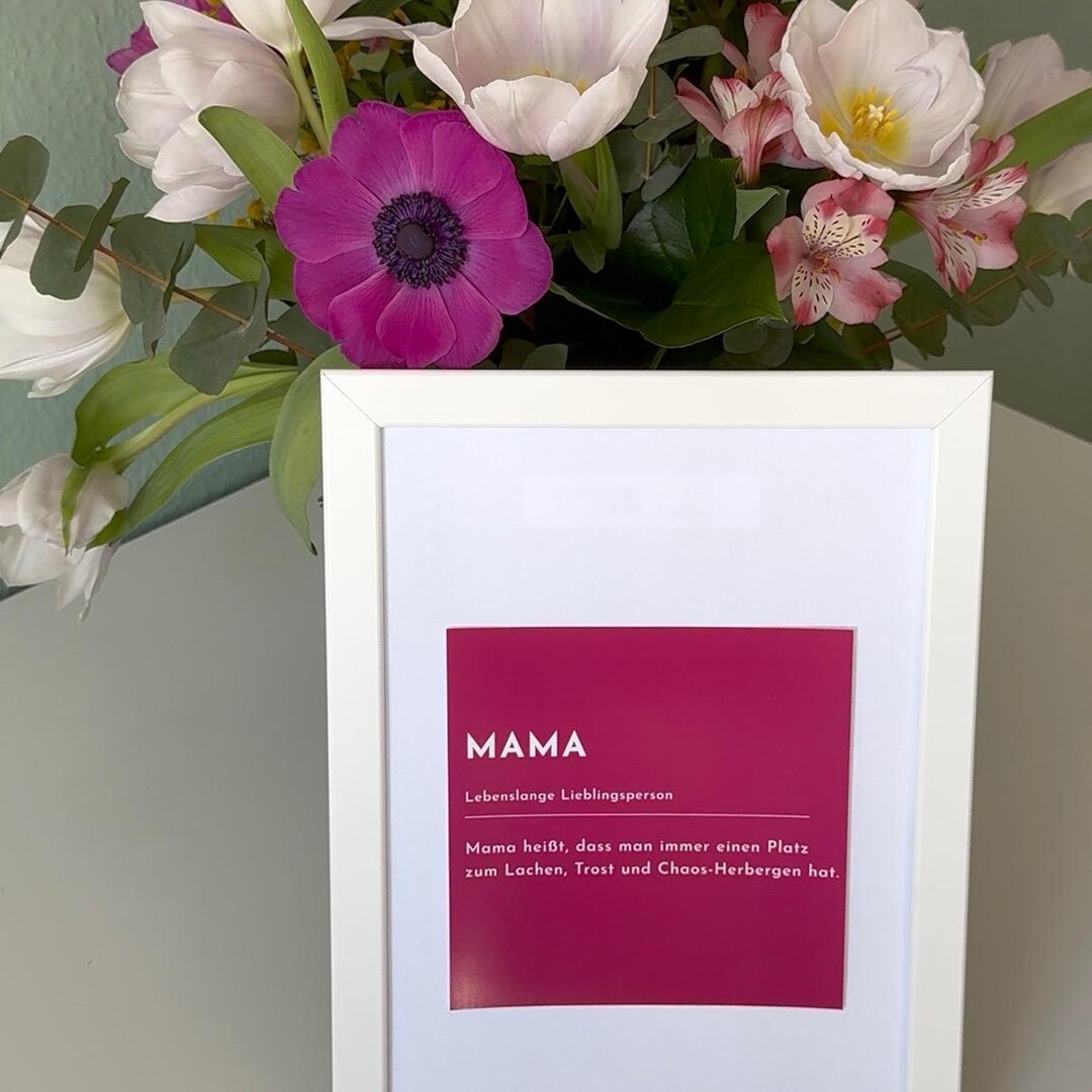Mother's Day Poster – Modern Dictionary Card | Humorous Printable for ...