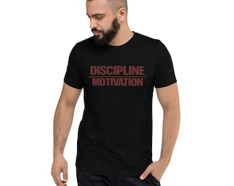 Discipline Over Motivation Shirt – Men's Fitness Tee