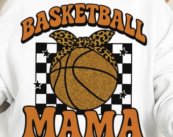 Basketball Mama PNG: Game Day Coquette Shirt Design (Digital Download)