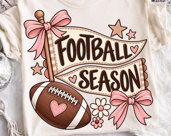 Football Mom PNG, Leopard Print Touchdown Design (Digital Download)