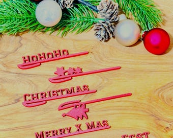 Glass Christmas pins, STL & 3MF 3D printed, including a small commercial license - Christmas tree - Christmas