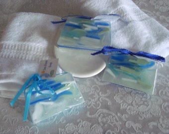 Sea Glass Soap, Seashore Soap, Ocean Glass Soap, Nautical Soap