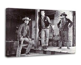Rio Bravo Poster: John Wayne, Dean Martin, Ricky Nelson, Western Decor