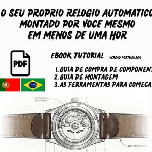 Ebook Guia Seiko Modding | Montagem Relógio Automático DIY Iniciante | Movimento NH | Tutorial em PDF