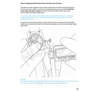 Seiko Modding Guide PDF | Build Your Own Automatic Watch with NH35 NH36 Movement image 3