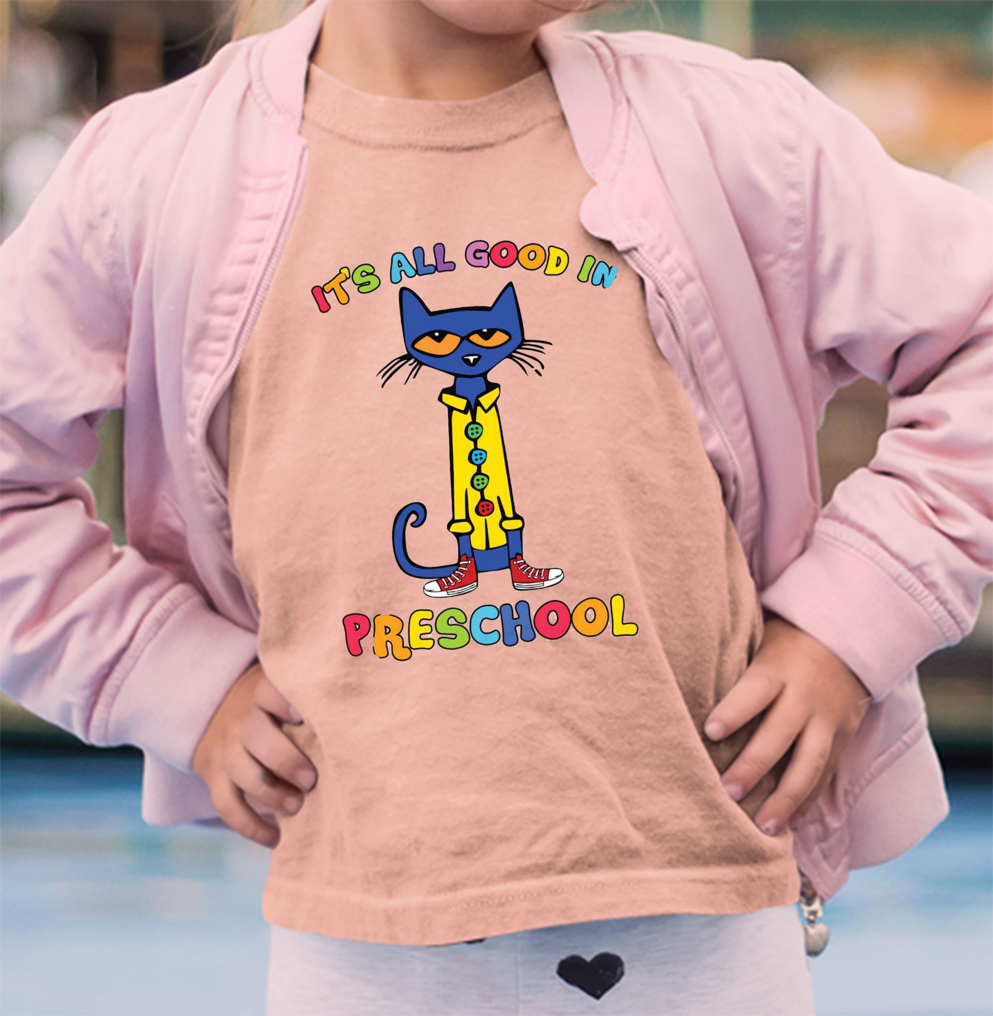 Preschool Cute Cat Kids 