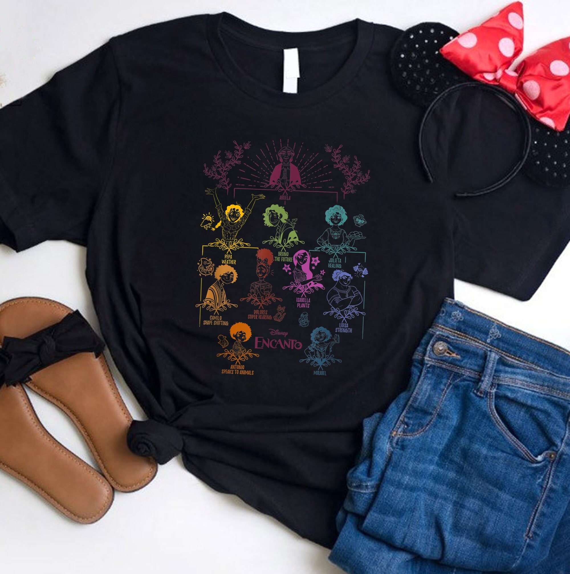 Disney Encanto Family Tree Color Portrait Shirt, Mirabel Madrigal Shirt ...