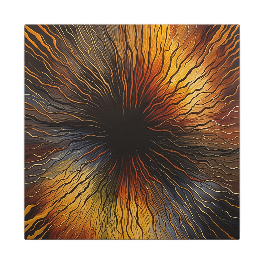 Complex States V3 - Abstract Oil Painting Canvas Print - Etsy
