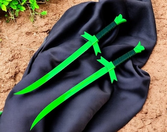Finns Grasschwert inspiriertes Sammlerstück | Adventure Time Edelstahl Display Schwert | Cosplay & Fan Geschenk