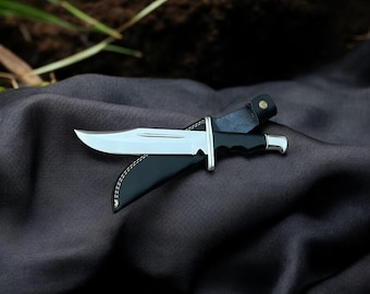 Ghostface Inspired Collectible Display Knife | Scream Movie Memorabilia | Stainless Steel & Bull Horn Handle