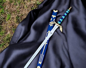 Legend of Zelda Master Sword Replica | Handmade Game Collectible | Stainless Steel Fantasy Display Sword | Cosplay Decor