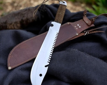 Dean Winchester Machete Replica | Supernatural TV Show Inspired Collectible | Handmade Stainless Steel Display Prop | Cosplay Decor