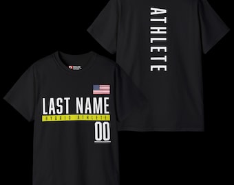 Custom Hyrox Athlete Jersey, Personalized Hyrox Workout Shirt with Name, Customized Fitness Gym Tee