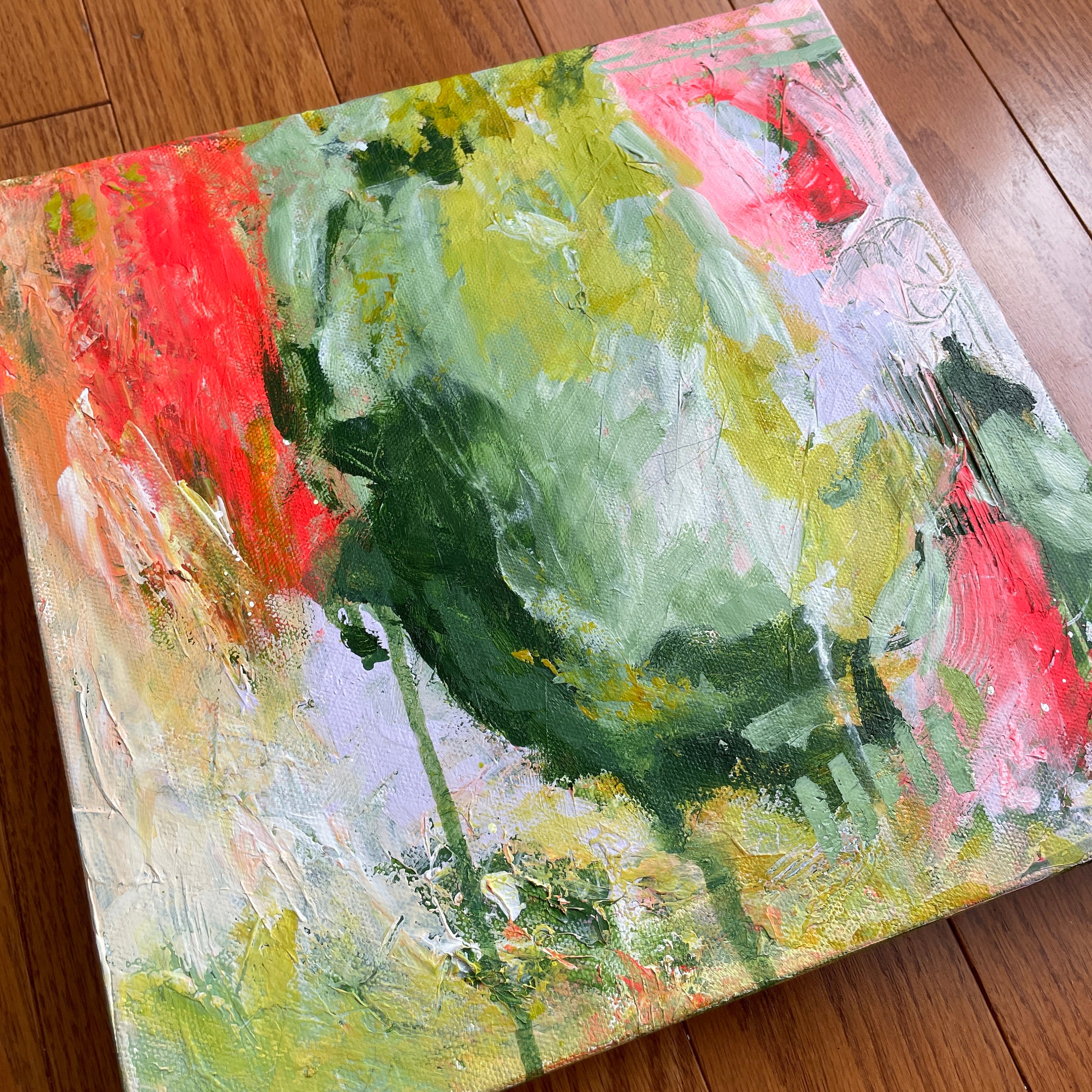 Abstract Art Original, Small Colorful Artwork, Original Painting on ...