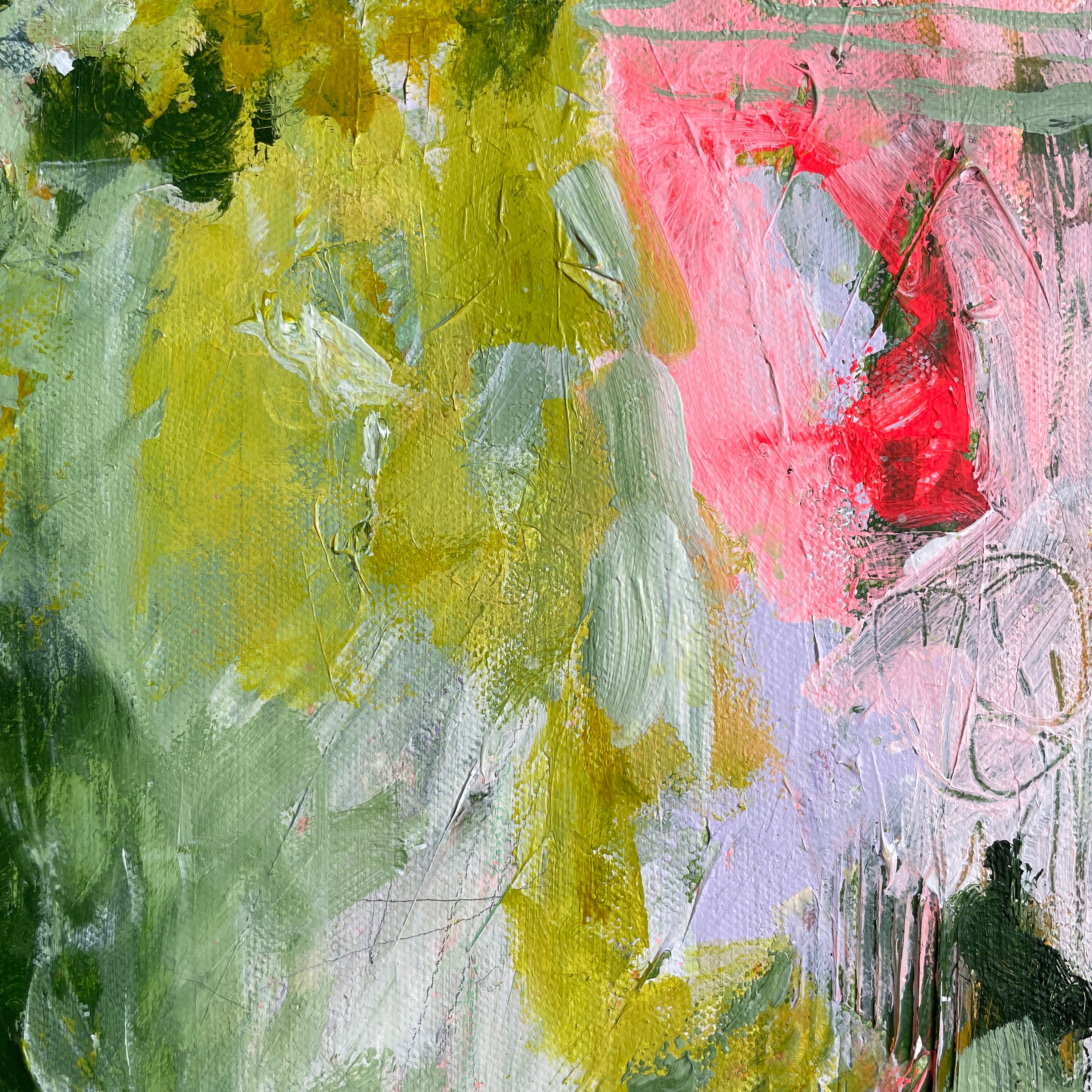 Abstract Art Original, Small Colorful Artwork, Original Painting on ...