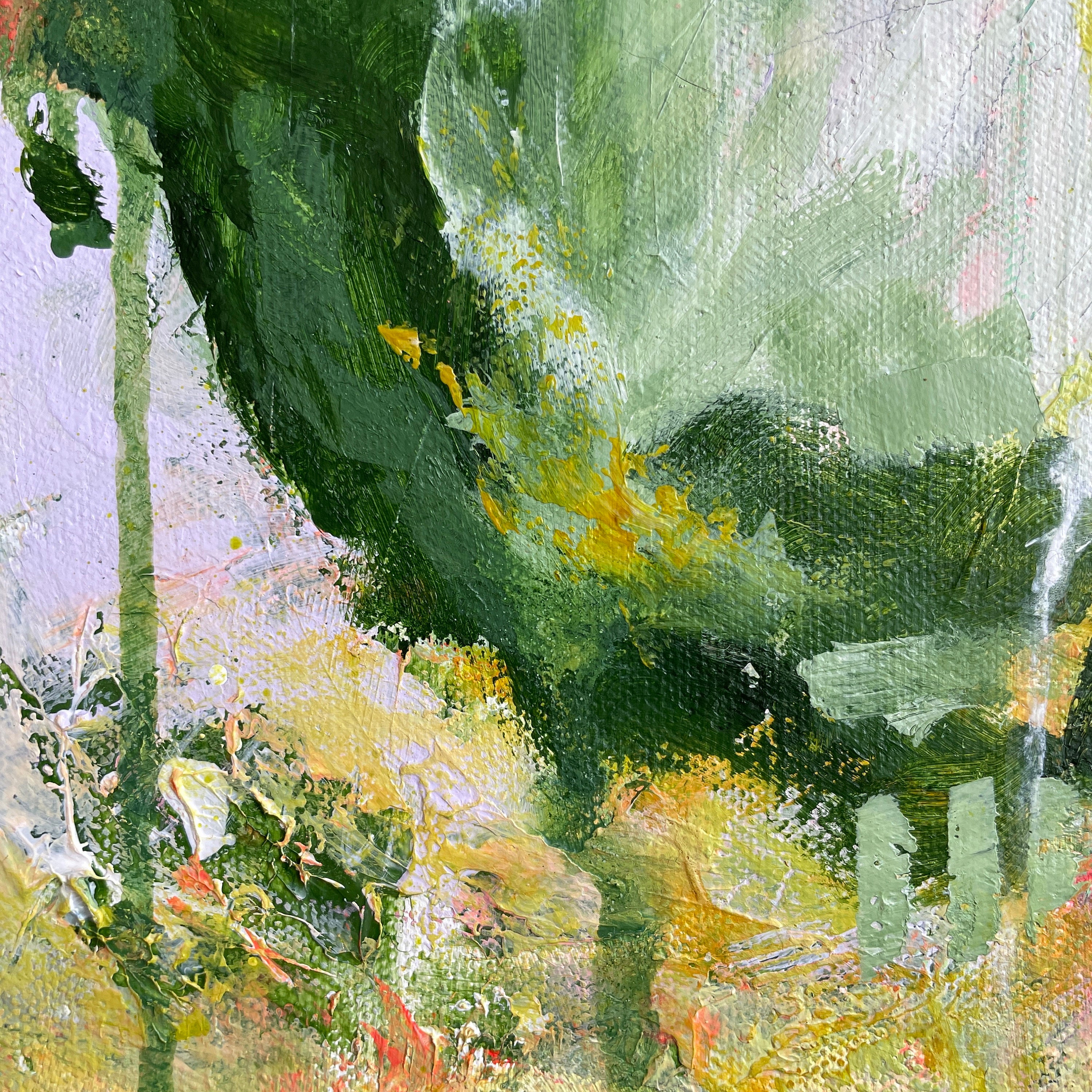Abstract Art Original, Small Colorful Artwork, Original Painting on ...