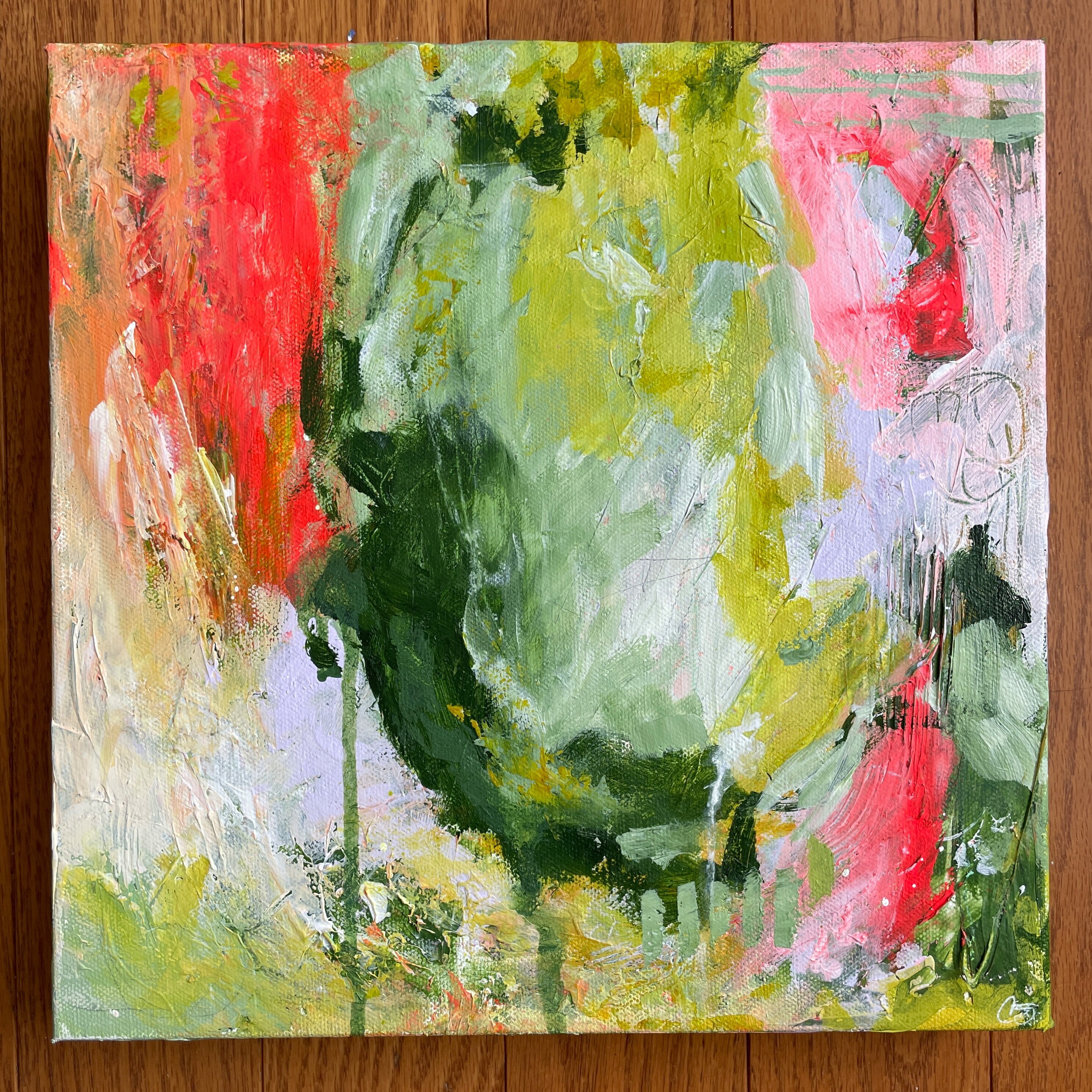 Abstract Art Original, Small Colorful Artwork, Original Painting on ...