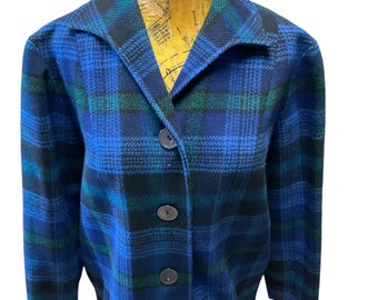 Chaqueta de lana Pendleton de los años 50