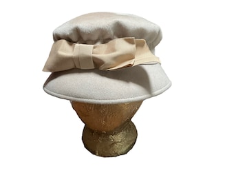 Peachfelt Women\'s 100% Wool Tan Hat Geo. W. Bollman & Co. Peachfelt Wool Hat in Beige - Etsy main image 4