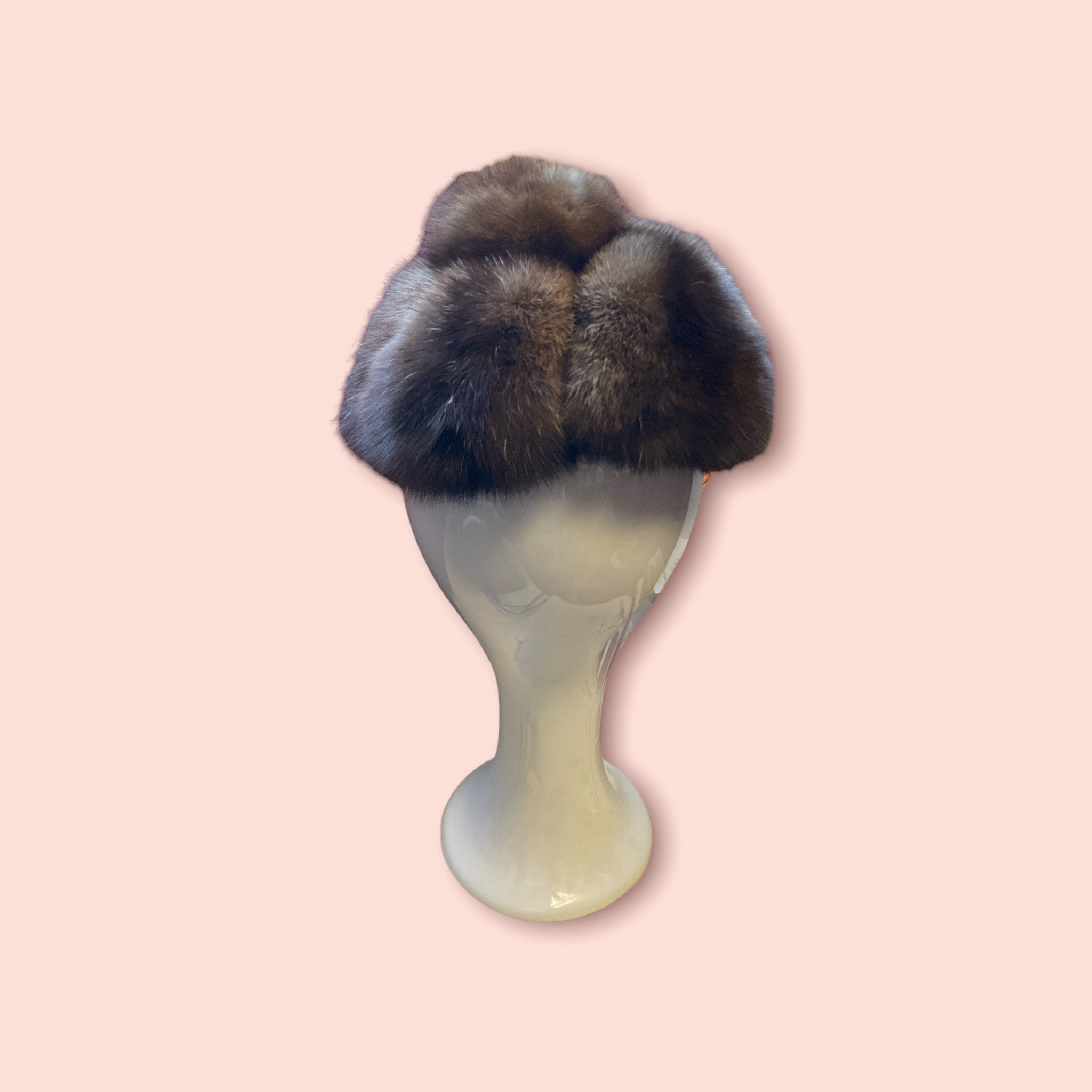 Irene of New York Dark Mink Tam - Etsy display picture 1