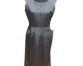 50er Jahre Elegantes Wackelkleid