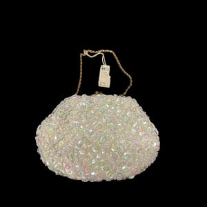 Bolso de noche con cuentas NOS