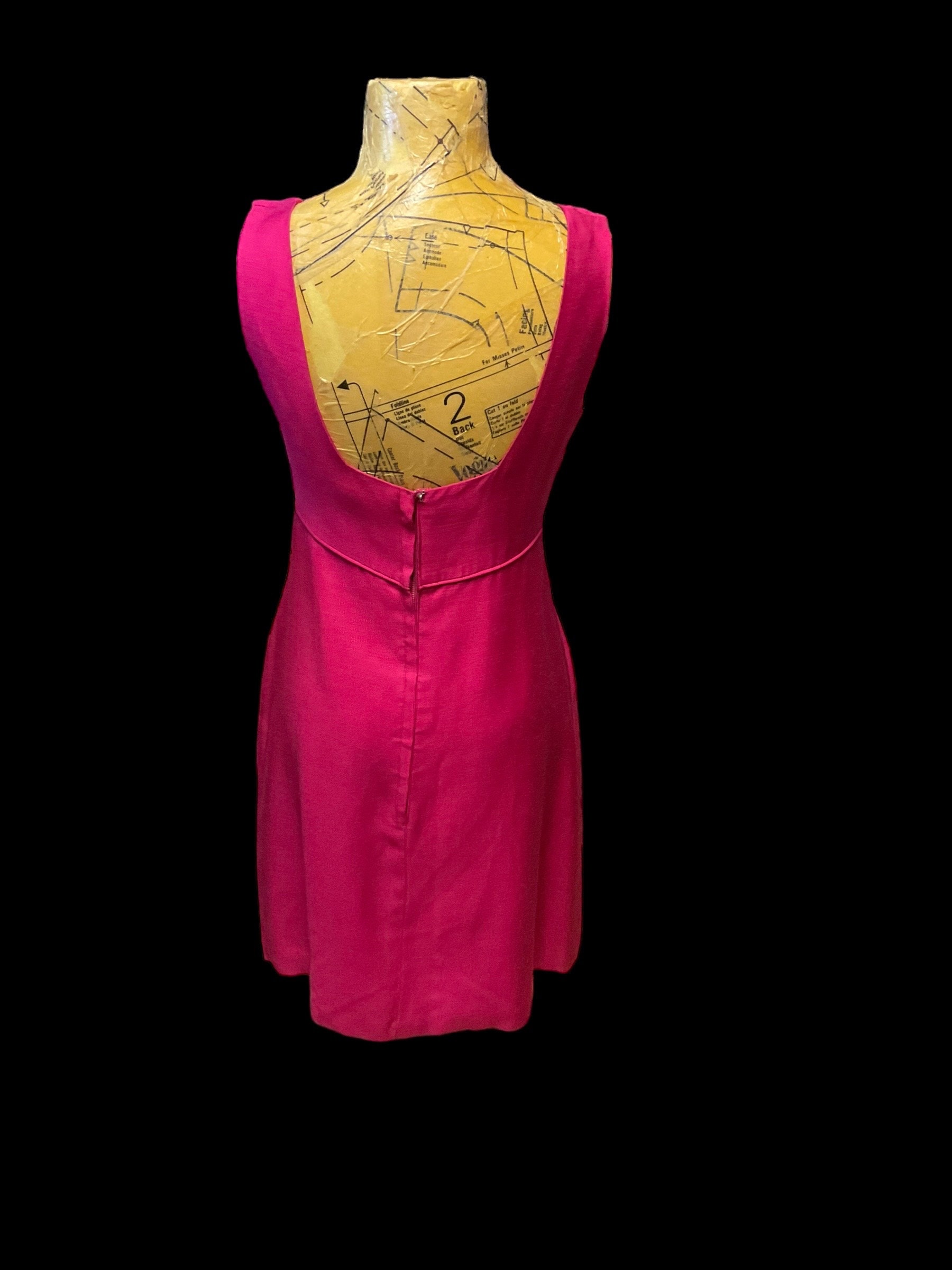 Hot Pink Wiggle Dress
