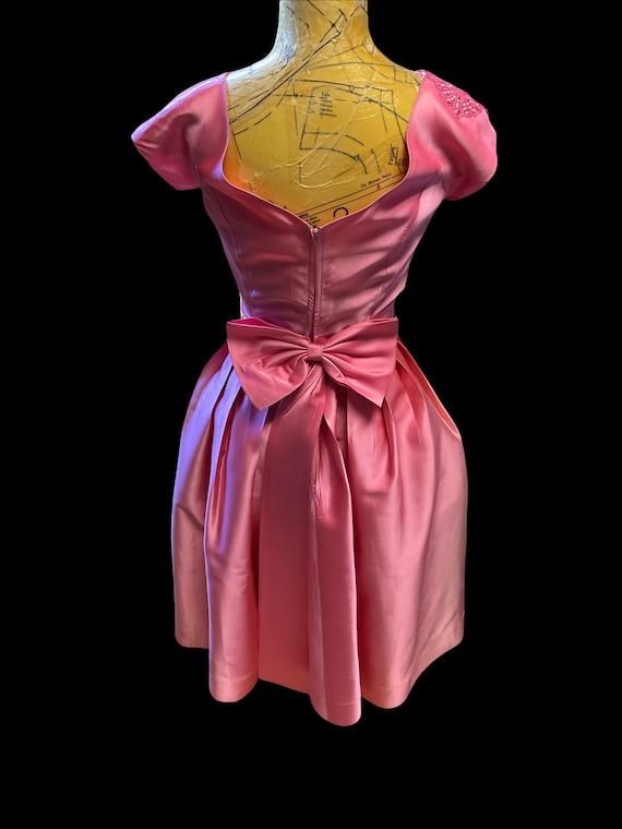 1950s Lorrie Deb of San Francisco Pink Cocktail D… - image 3