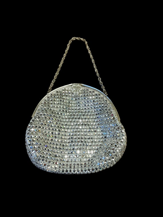 Art Deco Rhinestone Evening Bag