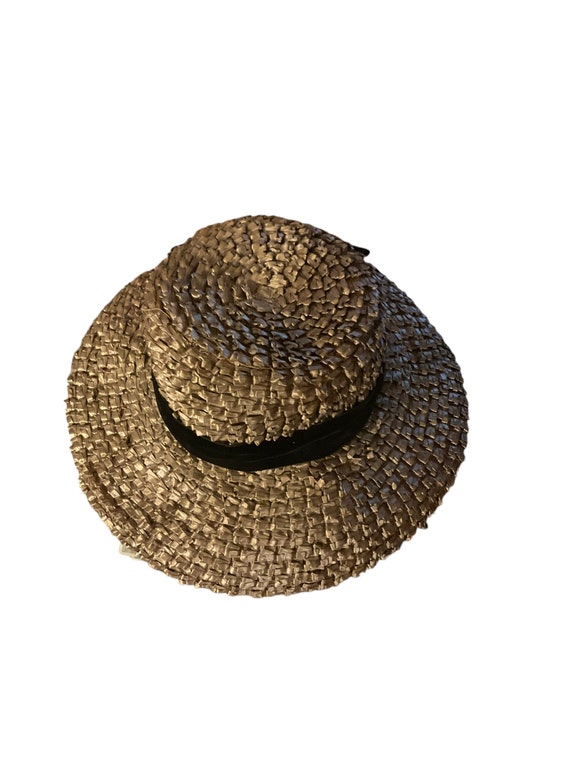 Brown Straw Hat - image 3