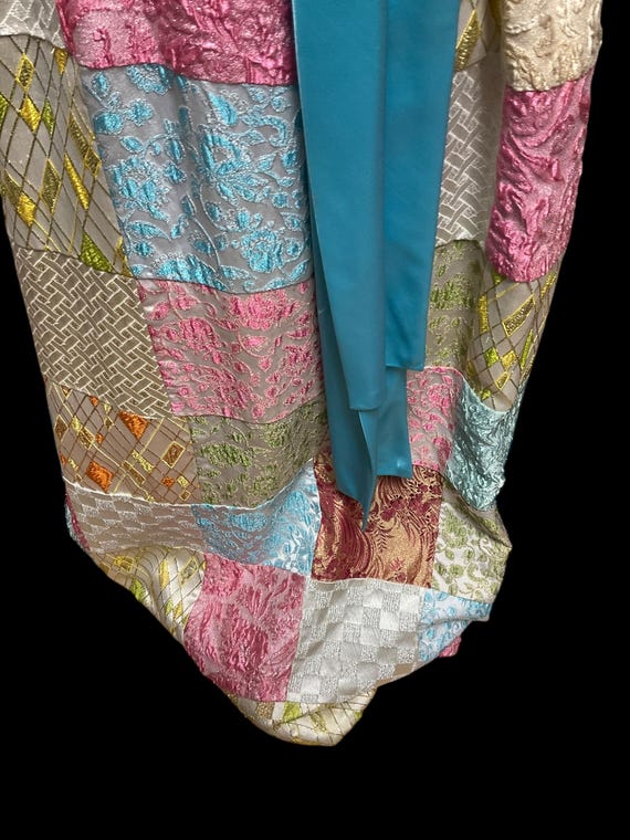 Brocade Patchwork Long Dress - image 4