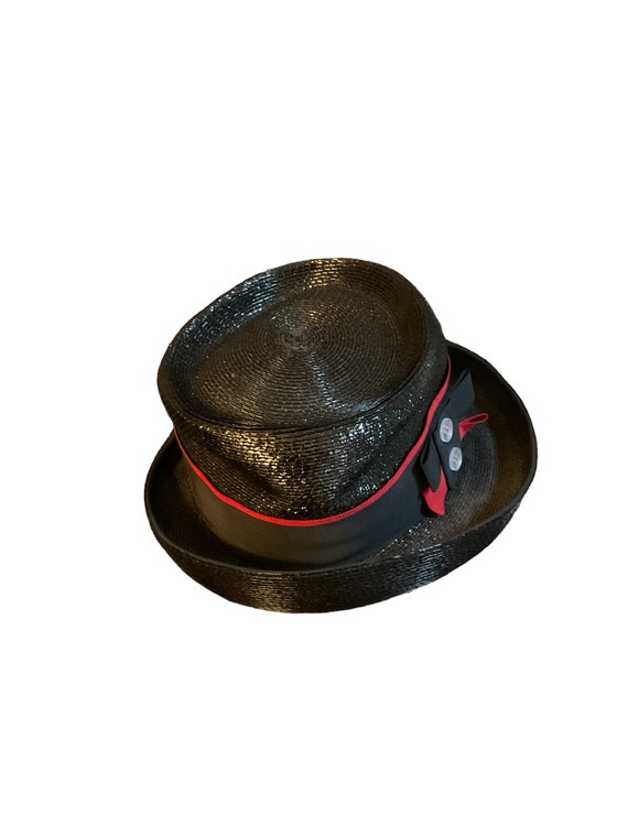 Marche Vintage Straw Fedora - image 3