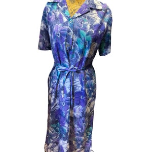 70s floral Day Dress