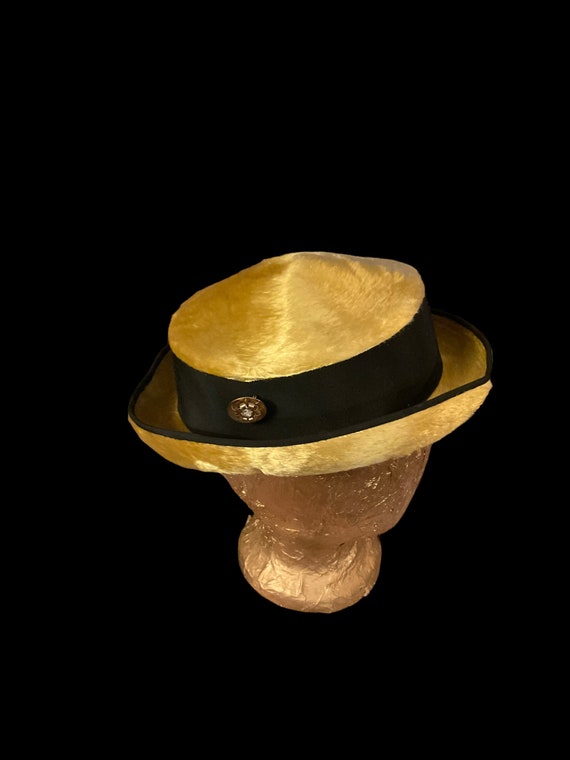 Knox 5th Avenue Yellow and Black Hat - image 2