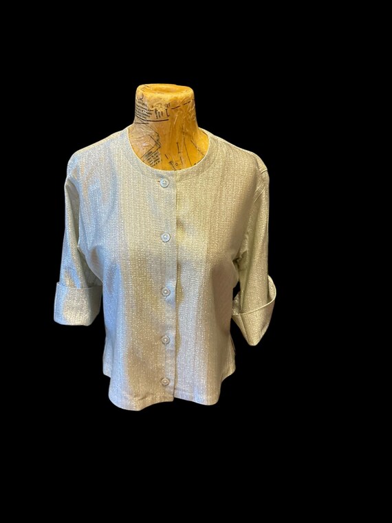 Silver Lurex Blouse
