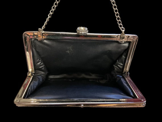 Silver Convertible Evening Bag - image 3