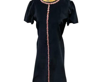 Long Black Velvet Dress
