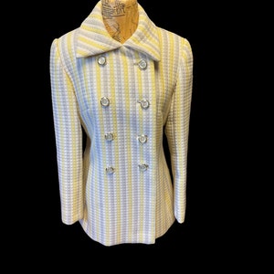 1960’s Mod Yellow/Grey/White Jacket