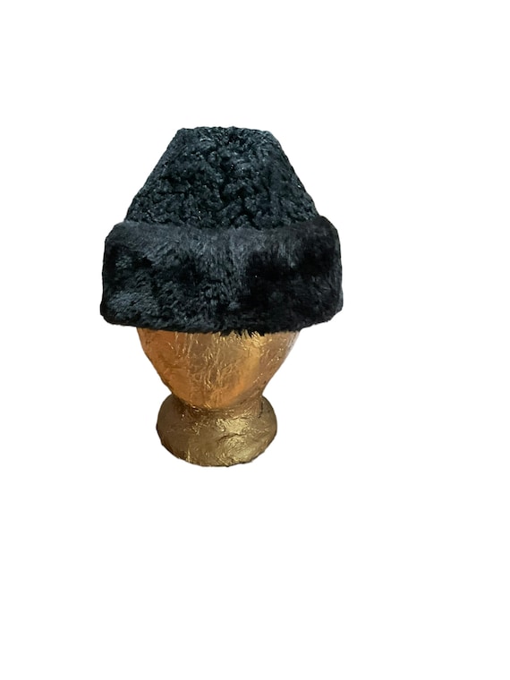 Faux Persian Lamb Winter Hat