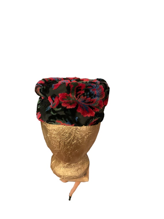 Elegant Velvet Brocade Hat