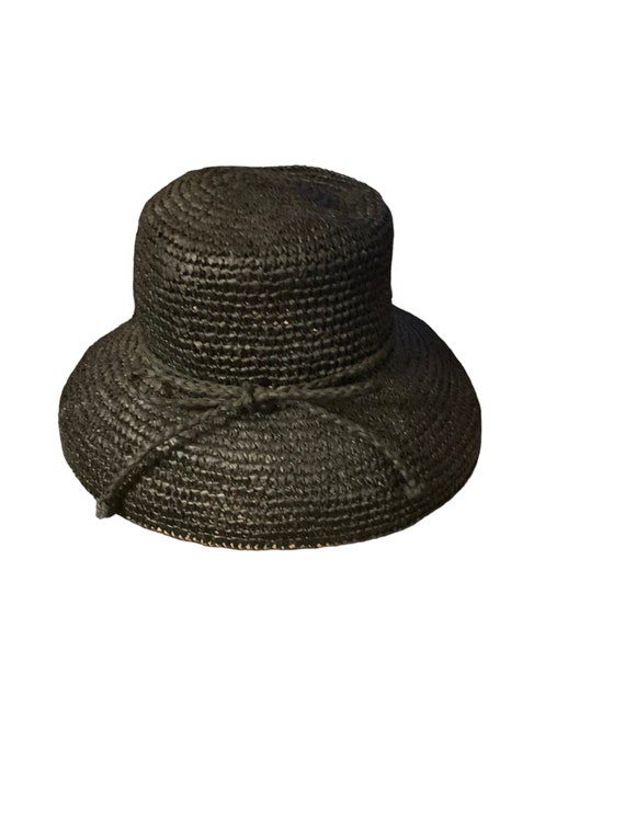 Black Straw Hat - image 4