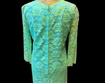 aqua women's lace long sleeve dress product info and reviews AQUA Long Sleeve Dress Lacy Black Over Black Size 0