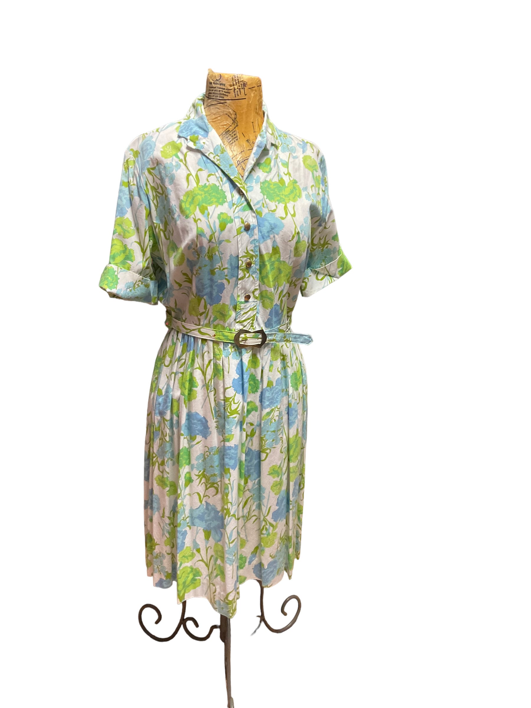 white christmas dresses Teri Jon Navy Metallic Jacquard Shirtdress with Floral Print Size 6