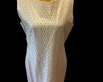 Pink Lace Shift Dress