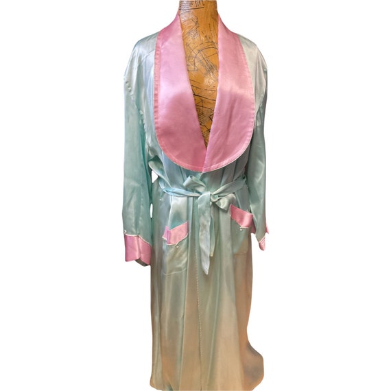 NOS Korean Pajama and Robe Set - image 1