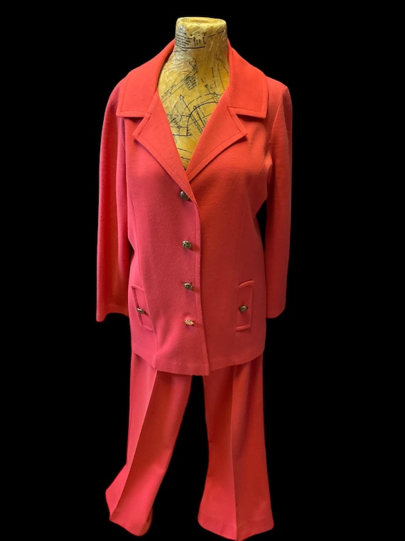 Fire Islander Orange Pants Suit