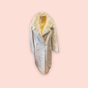 Vintage White Fur Coat