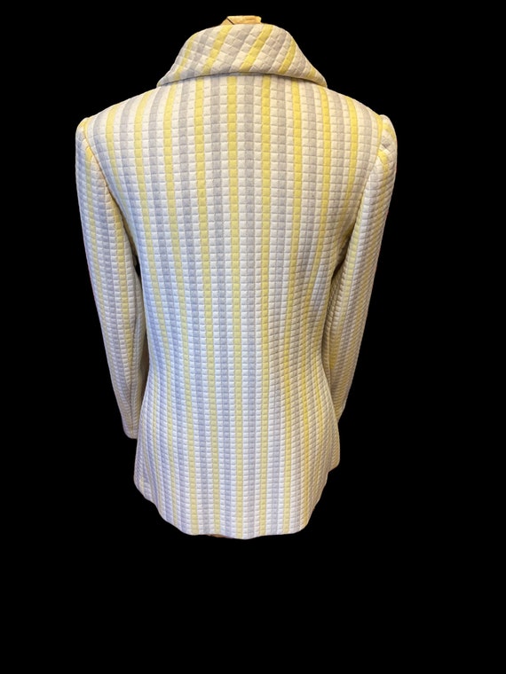 1960’s Mod Yellow/Grey/White Jacket - image 2